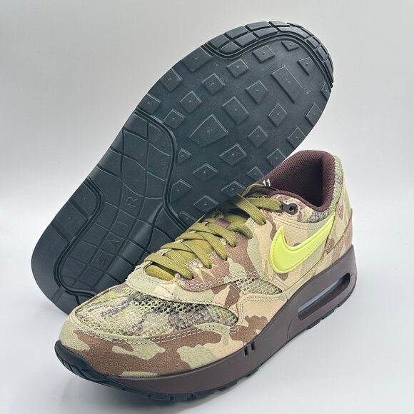 Mens Nike  Air Max 1 '86 OG Shoes Camo Earth Oil Green FN8358-200 Multiple Sizes - Picture 6 of 12